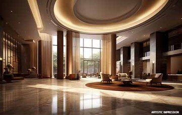 Building Lobby in 4 BHK Apartment at Adani Lushlands, Gwal Pahari – for Sale