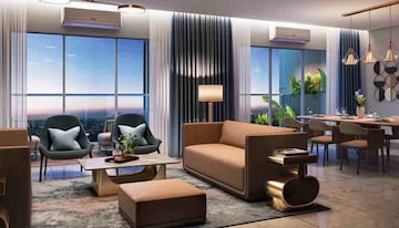 Living Room in 6 BHK Penthouse at Adani Lushlands, Gwal Pahari – for Sale