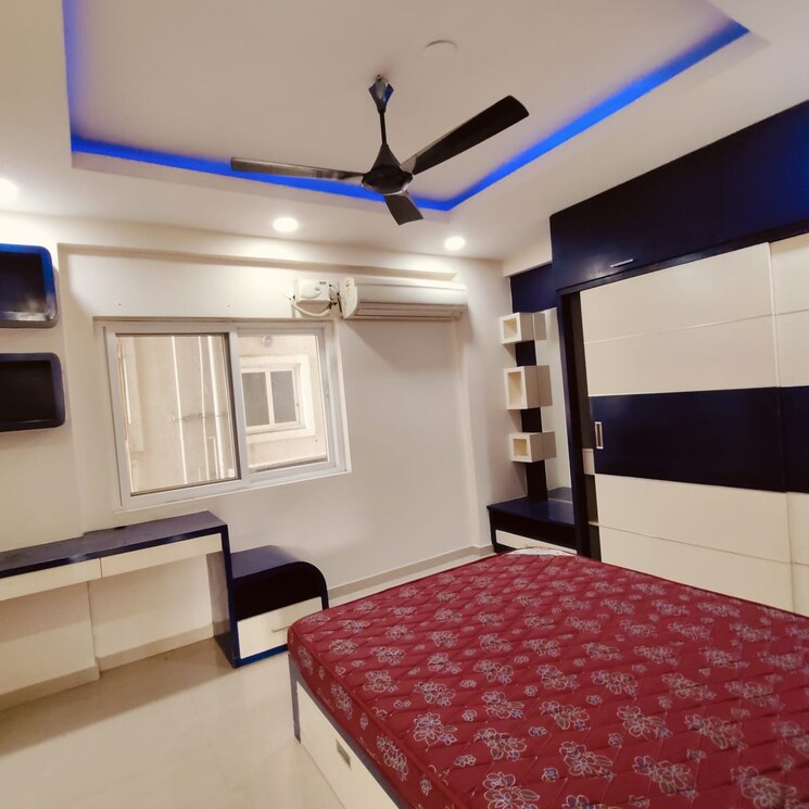 Master Bedroom, niharika-exotica 3 Bedroom 2200 Sq.Ft. Apartment In Gachibowli Hyderabad 8169262