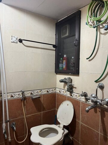 Bathroom in 2 BHK Apartment at Lodha Paradise, Majiwada – for Rent