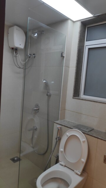Bathroom in 2 BHK Apartment at LnT Veridian, Powai – for Rent