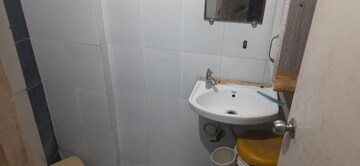 Bathroom in 1 BHK Apartment at Dharmadev Swaminarayan Park 3, Vasna – for Rent