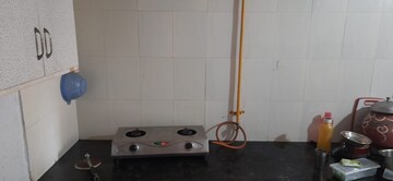 Bathroom in 1 BHK Apartment at Dharmadev Swaminarayan Park 3, Vasna – for Rent