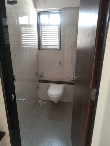 Bathroom in 1 BHK Apartment at Wadhwani Om Manglam Chaitanya, Ravet – for Rent