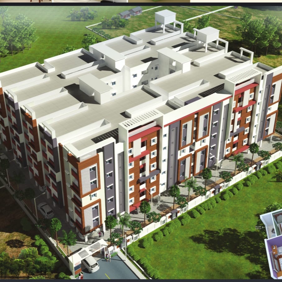 2 BHK + Extra Room 1251 Sq.Ft. Apartment in Shanmukaa Sankalpa Meadows