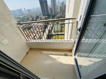 Balcony in 3 BHK Apartment at Piramal Vaikunth, Balkum Pada – for Rent