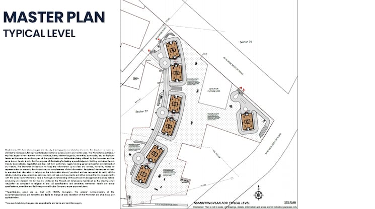 Map Location, dlf-privana-west 4 Bedroom 3577 Sq.Ft. Apartment In Sector 76 Gurgaon 8169763