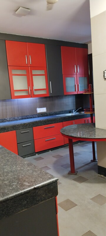 Kitchen in 3 BHK Builder Floor at Unitech South City II, Sector 50 – for Rent