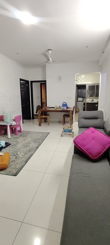 Living Room in 3 BHK Apartment at Sobha Palm Courts, Kogilu – for Rent