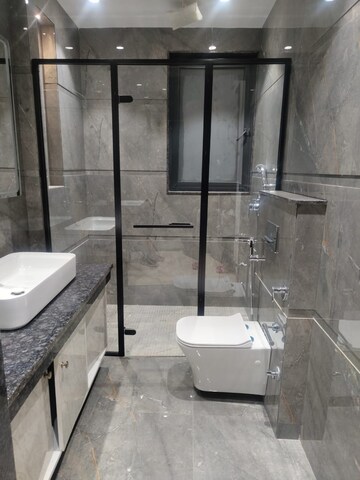 Bathroom in 3 BHK Builder Floor at Saraswati Vihar – for Sale