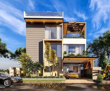 5 BHK Villa – Exterior View View at Praneeta The Patio, Mokila - for Sale