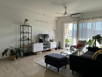 Living Room in 3.5 BHK Apartment at Godrej United, Whitefield – for Rent