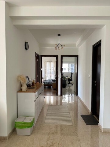 Building Lobby in 3.5 BHK Apartment at Godrej United, Whitefield – for Rent