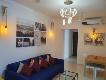 Living Room in 2 BHK Apartment at Godrej City, Poyanje – for Rent