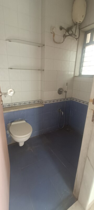 Bathroom in 3 BHK Apartment at Soham Garden, Manpada – for Rent
