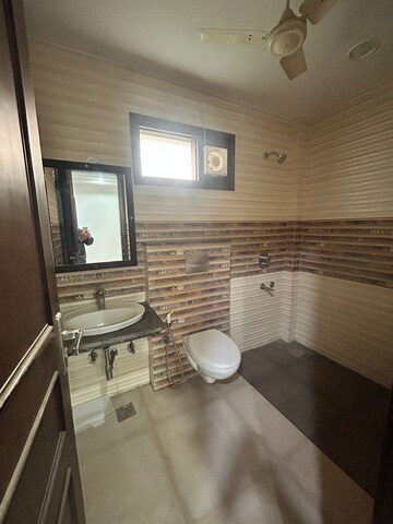 Bathroom in 3 BHK Builder Floor at Paschim Vihar – for Rent