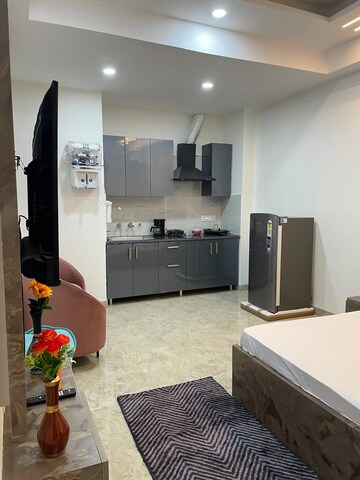 Kitchen in Studio Builder Floor at Sector 38 – for Rent
