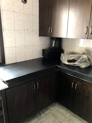Kitchen in 1 BHK Builder Floor at Freedom Fighters Enclave – for Rent