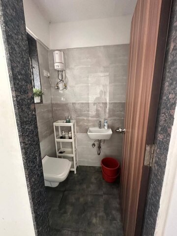 Bathroom in 1 BHK Apartment at Jeenaam Adiraj Ascent , Nalasopara East – for Sale