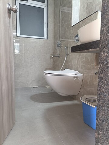 Bathroom in 2 BHK Apartment at Ashar Axis, Majiwada – for Rent