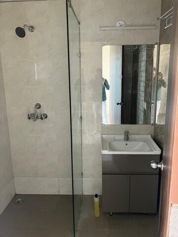 Bathroom in 3 BHK Apartment at SKA Divya Towers, Sector 16 Greater Noida – for Rent