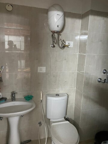 Bathroom in 3 BHK Apartment at SKA Divya Towers, Sector 16 Greater Noida – for Rent
