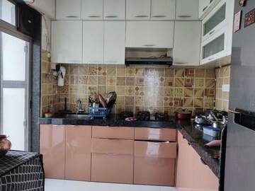 Kitchen in 2.5 BHK Apartment at Runwal Eirene, Balkum Pada – for Rent
