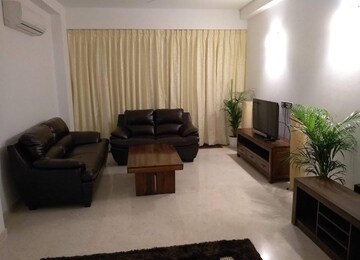 Living Room in 3 BHK Apartment at DLF Park Place, Sector 54 – for Rent