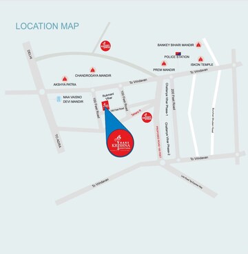 3 BHK Apartment – Map Location View at Chhatikara - for Sale