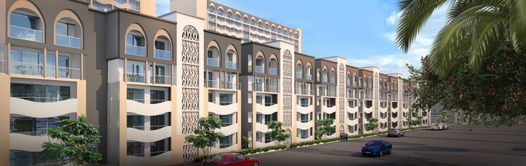 Exterior View, nimbus-the-palm-village 3 Bedroom 2150 Sq.Ft. Apartment In Sector 22a Yamuna Expressway Greater Noida 8170819