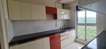 Kitchen in 3 BHK Apartment at Godrej Emerald, Ghodbunder Road – for Rent