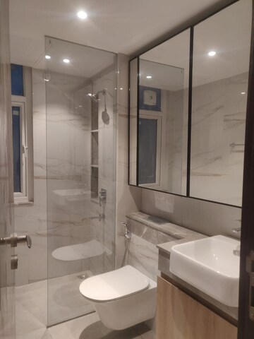 Bathroom in 4 BHK Builder Floor at DLF Garden City Independent Floors, Sector 92 – for Rent