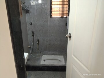 Bathroom in 2 BHK Apartment at Abhimaan Building, Goregaon West – for Rent