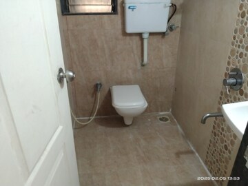 Bathroom in 2 BHK Apartment at Abhimaan Building, Goregaon West – for Rent