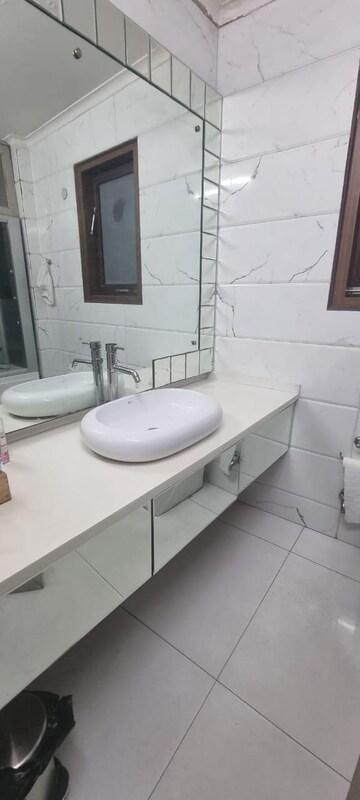 Bathroom in 3 BHK Builder Floor at Greater Kailash – for Rent