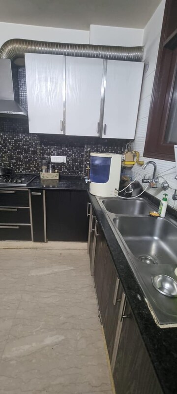 Kitchen in 3 BHK Builder Floor at Greater Kailash – for Rent