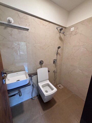 Bathroom in 3 BHK Apartment at JP Eminence, Andheri West – for Rent