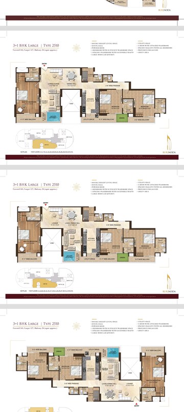 Floor Plan in 2 BHK Apartment at Le Solitairian City, Sector 25 Yamuna Expressway – for Sale