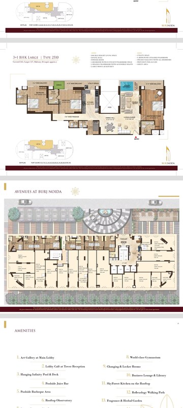 Master Plan in 2 BHK Apartment at Le Solitairian City, Sector 25 Yamuna Expressway – for Sale