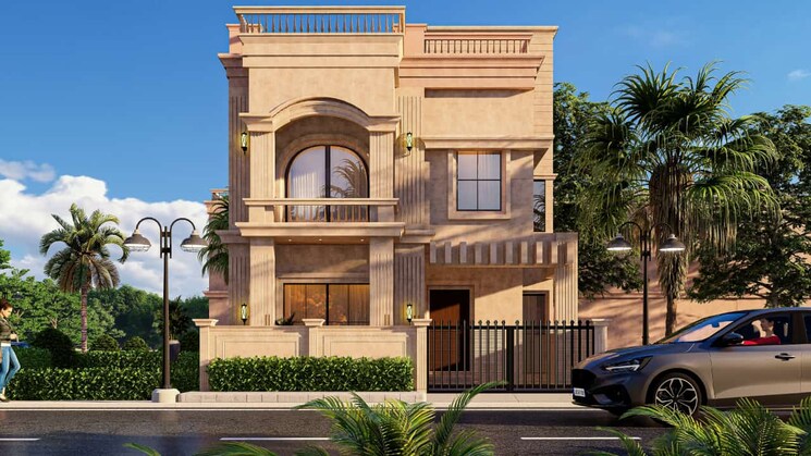 Exterior View, ajhai khurd 3 Bedroom 112 Sq.Yd. Villa In Ajhai Khurd Vrindavan 8171725