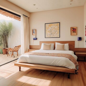 Bedroom in 2 BHK Apartment at Ballygunge Manor, Ballygunge – for Rent