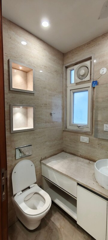 Bathroom in 2 BHK Builder Floor at Lajpat Nagar – for Sale