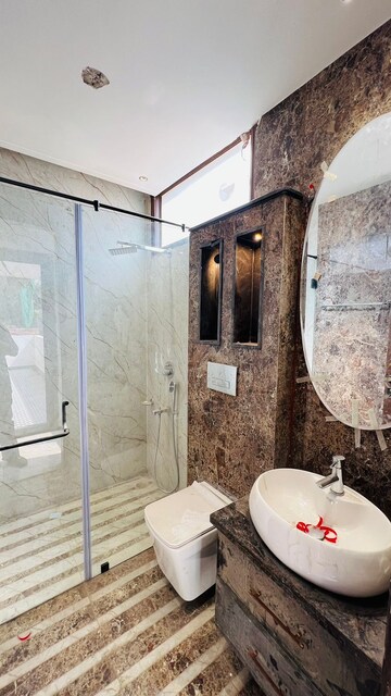 Bathroom in 4 BHK Builder Floor at SS Mayfield Gardens, Sector 51 – for Sale