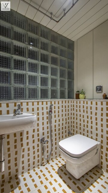 Bathroom in 4 BHK Apartment at PS Tower, Ballygunge – for Sale