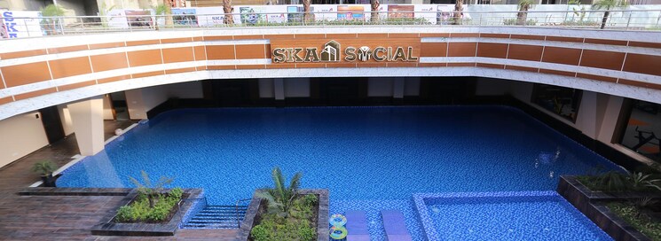 Swimming Pool, ska-metro-ville 4 Bedroom 1670 Sq.Ft. Apartment In Eta Ii Greater Noida Greater Noida 8171915