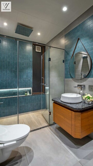 Bathroom in 3 BHK Apartment at BBA Kankurgachi, Kankurgachi – for Sale