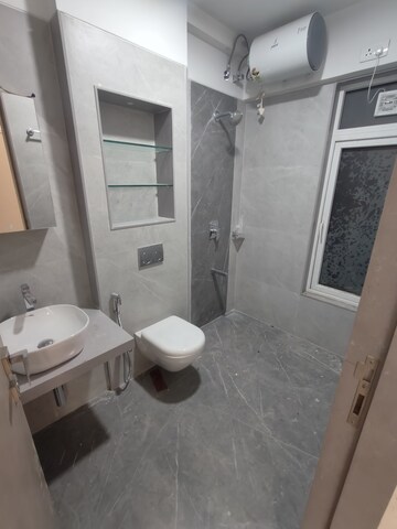 Bathroom in 3 BHK Apartment at Happy Jade Gardens, Ghatkopar East – for Rent
