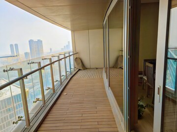 Balcony in 3 BHK Apartment at Lodha World Crest, Worli – for Rent