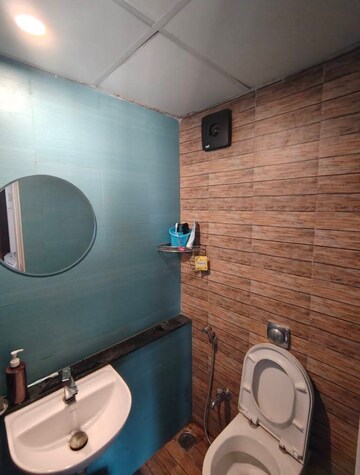 Bathroom in 2 BHK Apartment at Lodha Crown Quality Homes, Majiwada – for Rent