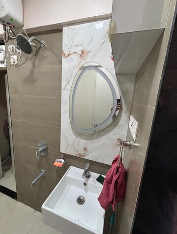 Bathroom in 2 BHK Apartment at Ashar Metro Towers, Vartak Nagar – for Rent